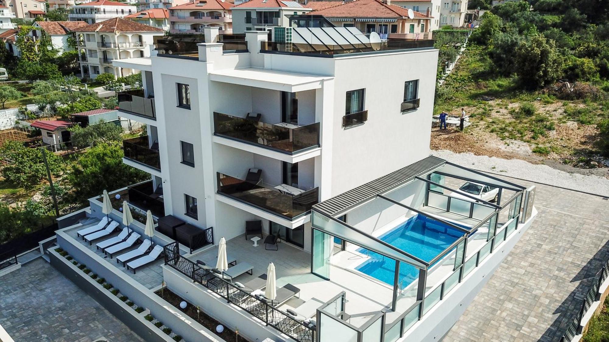 Villa 23 B Heated Pool Trogir Zewnętrze zdjęcie