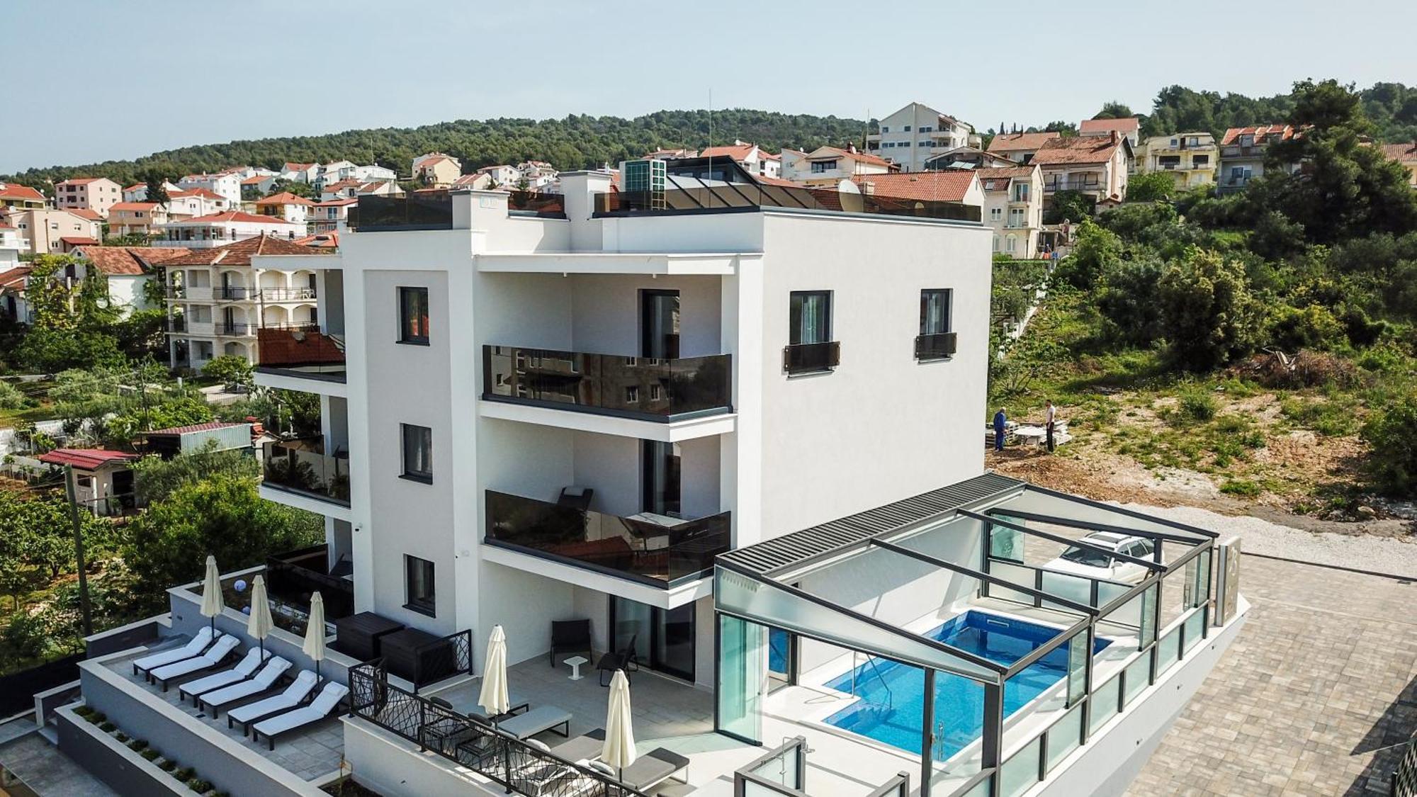 Villa 23 B Heated Pool Trogir Zewnętrze zdjęcie