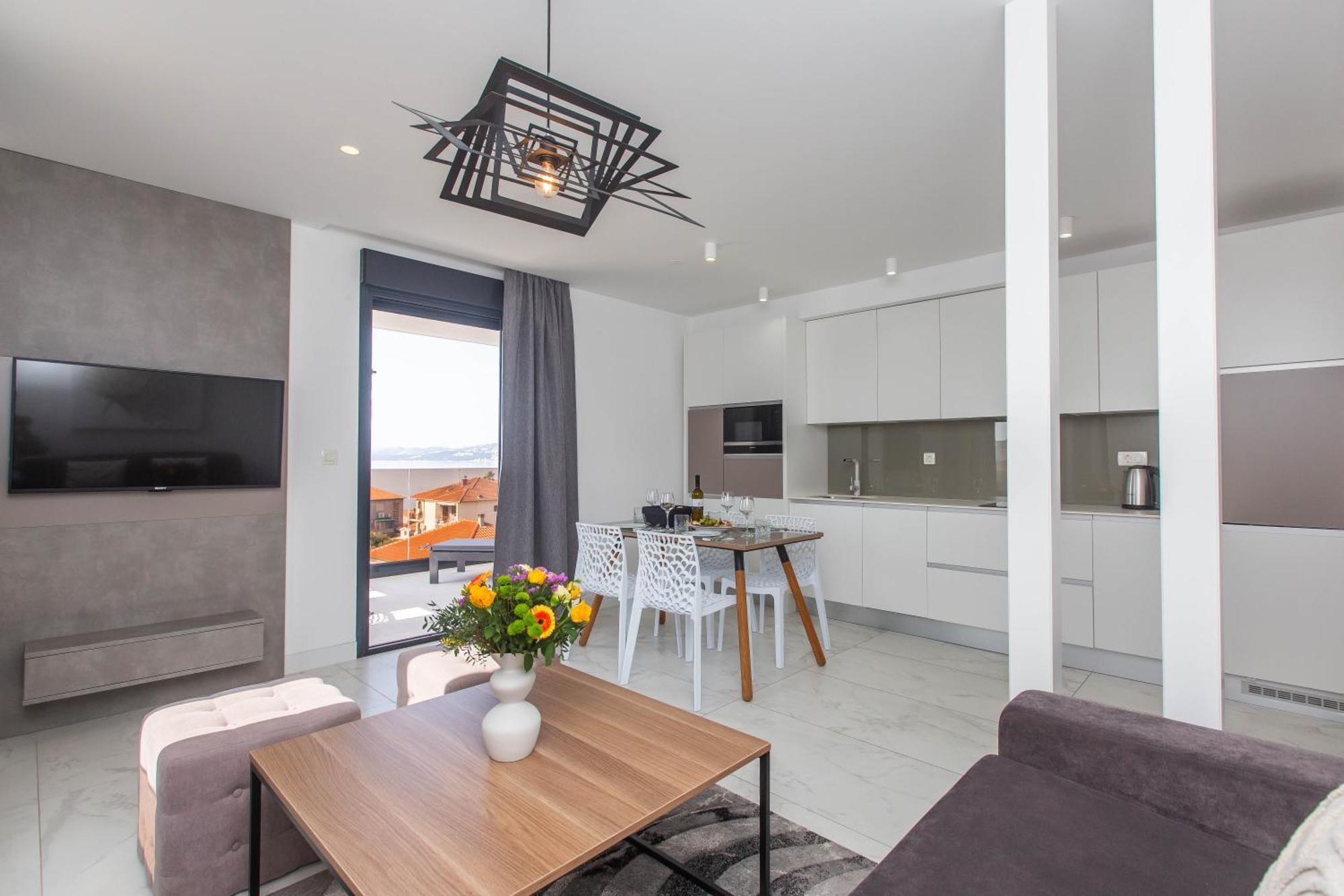 Villa 23 B Heated Pool Trogir Zewnętrze zdjęcie